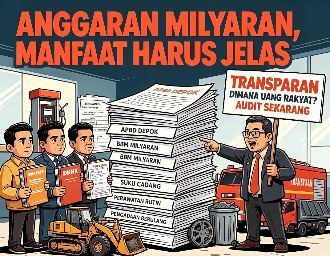 Anggaran Miliaran di Tiga Dinas Pengadaan BBM dan Suku Cadang, Pengamat Minta Pemkot Depok Transparan dan Jelaskan Ke Mana Perginya APBD