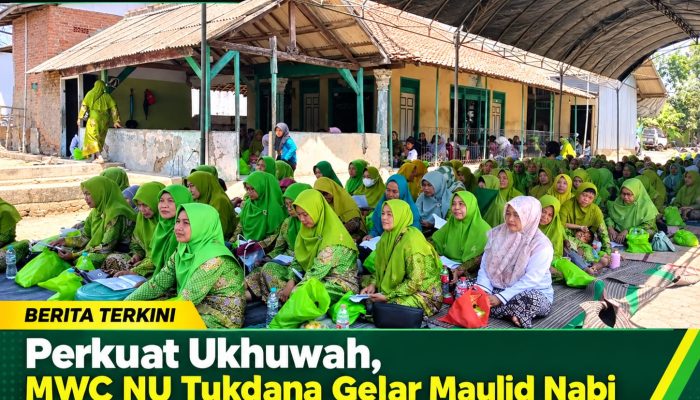 Perkuat Ukhuwah, MWC NU Tukdana Gelar Maulid Nabi dan Haul Istighotsah