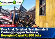 Dua Anak Terjebak Saat Rumah di Cadangpinggan Terbakar, Kerugian Capai Rp300 Juta