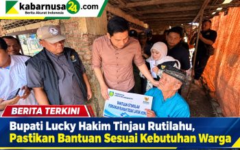Bupati Lucky Hakim Tinjau Rutilahu, Pastikan Bantuan Sesuai Kebutuhan Warga
