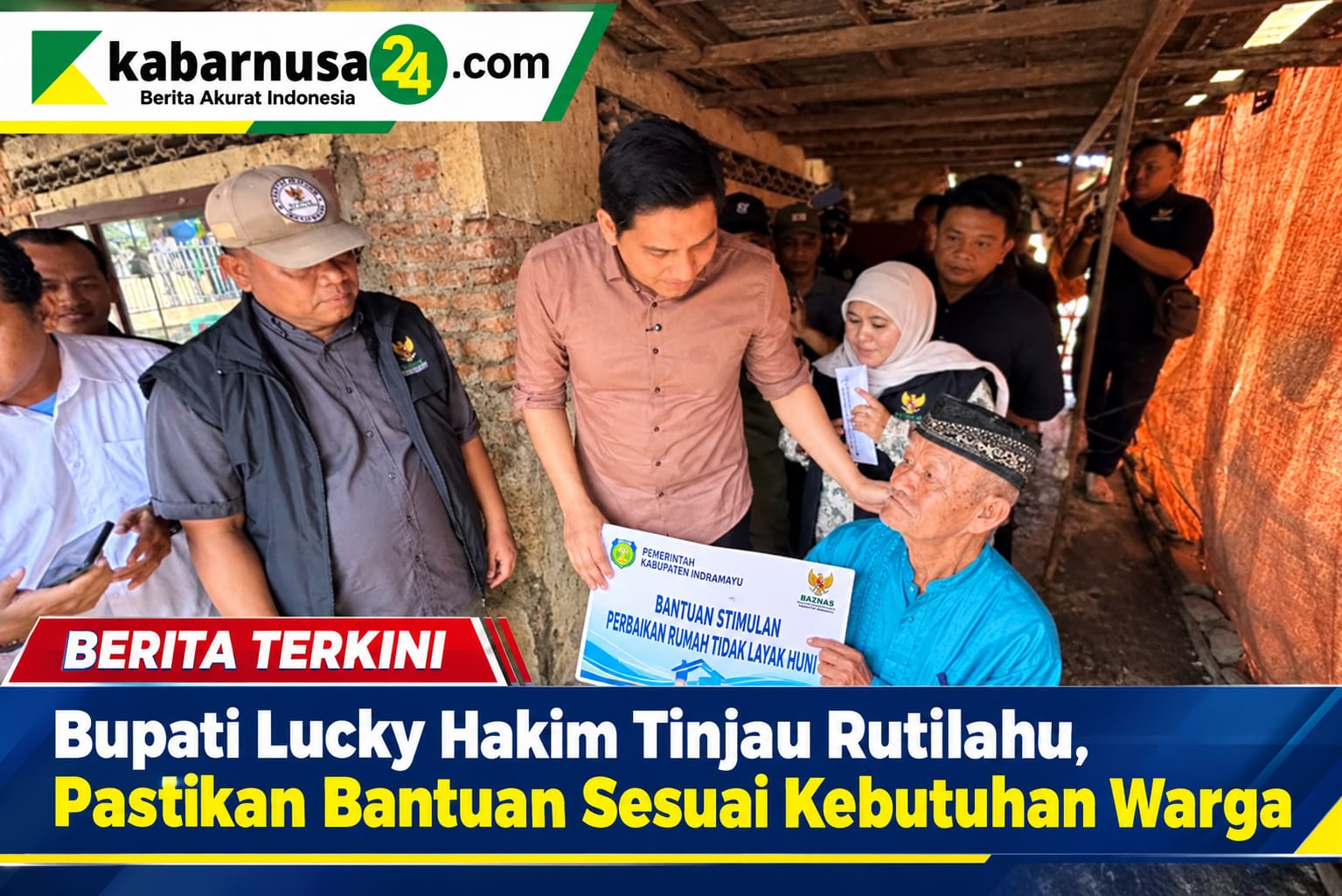 Bupati Lucky Hakim Tinjau Rutilahu, Pastikan Bantuan Sesuai Kebutuhan Warga
