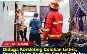 Diduga Korsleting Colokan Listrik, Rumah Warga Kedokan Bunder Terbakar Diduga Korsleting Colokan Listrik, Rumah Warga Kedokan Bunder Terbakar