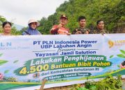 Bersama PLN Indonesia Power UBP Labuhan Angin, Yayasan Jamil Solution Dorong Gerakan Penghijauan