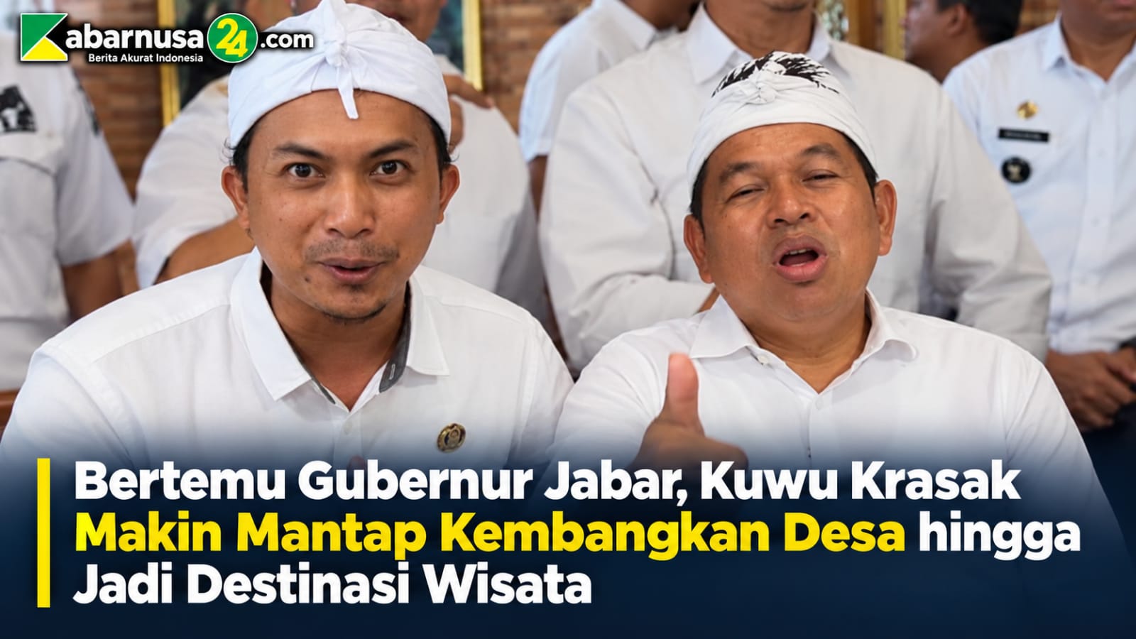 Bertemu Gubernur Jabar, Kuwu Krasak Makin Mantap Kembangkan Desa hingga Jadi Destinasi Wisata