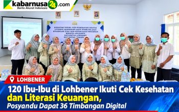 120 Ibu-Ibu di Lohbener Ikuti Cek Kesehatan dan Literasi Keuangan, Posyandu Dapat 36 Timbangan Digital