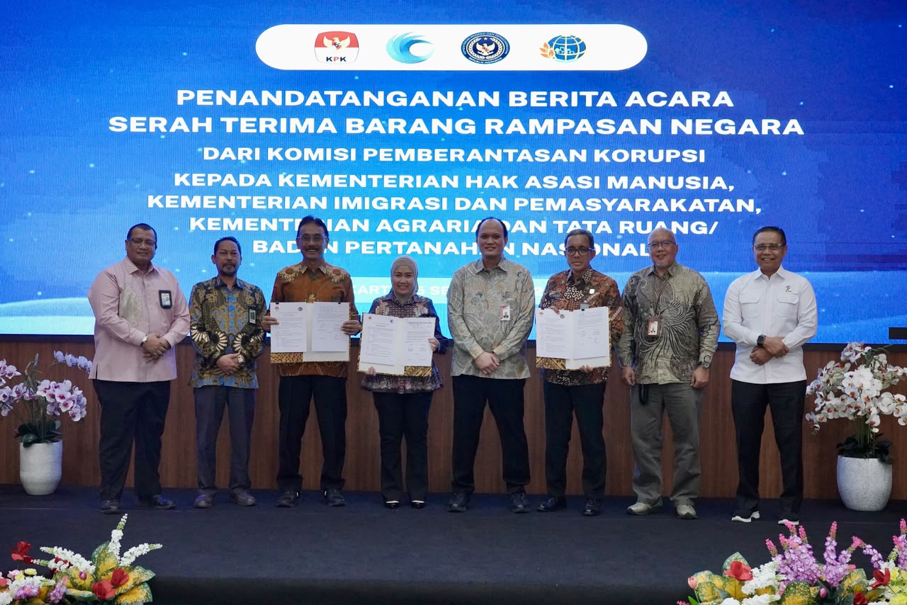 ATR/BPN Terima Aset Rampasan Negara dari KPK, Siap Dimanfaatkan untuk Layanan Masyarakat