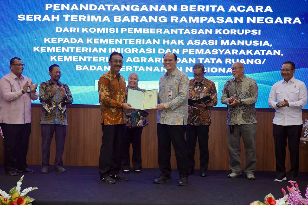 ATR/BPN Terima Aset Rampasan Negara dari KPK, Siap Dimanfaatkan untuk Layanan Masyarakat