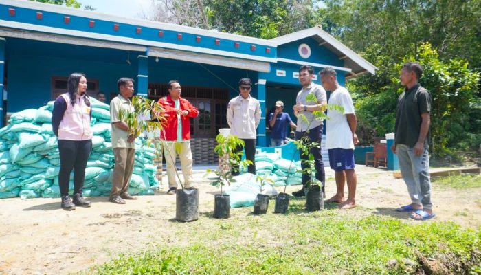 PLN Indonesia Power UBP Labuhan Angin Salurkan 275 Bibit Pohon Produktif untuk Kelompok Tani Indah Subur