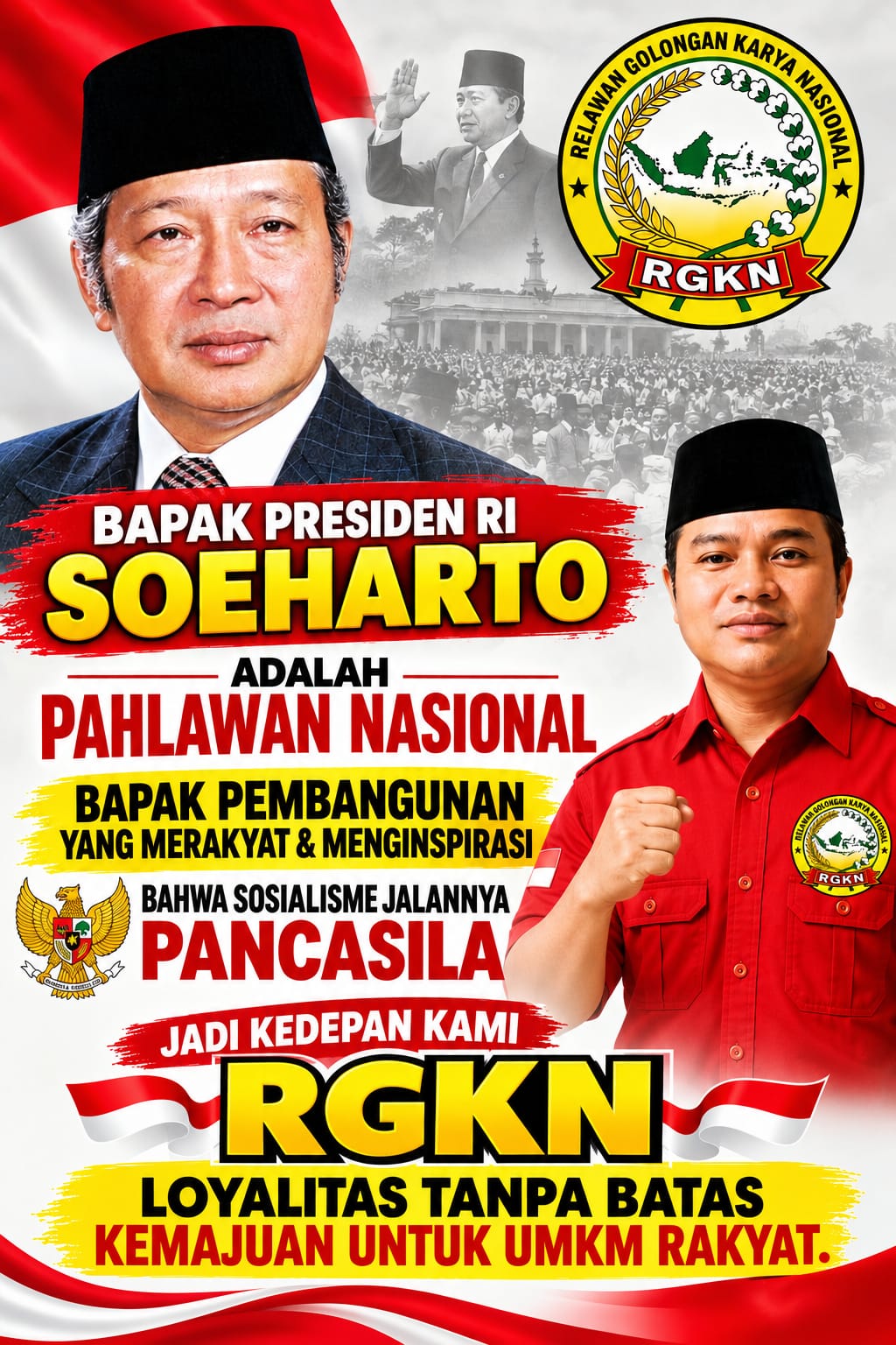 Ketum Relawan RGKN Siap Bersinergi Dalam FORMAS Bersama Hashim Djojohadikusumo Demi Mengawal Program Prabowo-Gibran