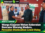 Warga Kiajaran Wetan Keberatan Rencana Warung Madura, Persoalan Diselesaikan Lewat Dialog