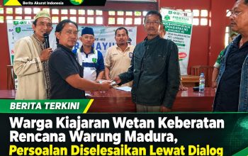 Warga Kiajaran Wetan Keberatan Rencana Warung Madura, Persoalan Diselesaikan Lewat Dialog