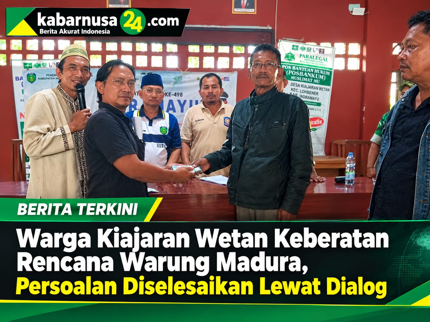 Warga Kiajaran Wetan Keberatan Rencana Warung Madura, Persoalan Diselesaikan Lewat Dialog