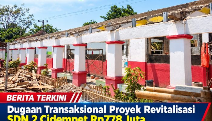 Dugaan Transaksional Proyek Revitalisasi SDN 2 Cidempet Rp778 Juta Memicu Polemik Swakelola