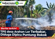 TPS desa Arahan Lor Terbakar, Diduga Dipicu Puntung Rokok
