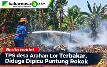 TPS desa Arahan Lor Terbakar, Diduga Dipicu Puntung Rokok
