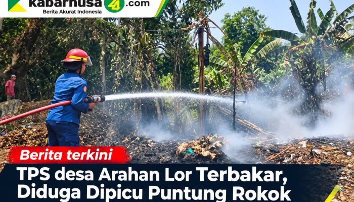 TPS desa Arahan Lor Terbakar, Diduga Dipicu Puntung Rokok