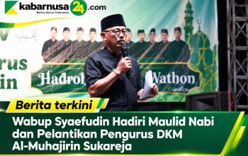 Wabup Syaefudin Hadiri Maulid Nabi dan Pelantikan Pengurus DKM Al-Muhajirin Sukareja
