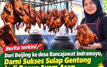 Dari Beijing ke desa Rancajawat Indramayu, Darni Sukses Sulap Gentong Jadi Dapur Ayam Asap