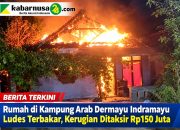 Rumah di Kampung Arab Dermayu Indramayu Ludes Terbakar, Kerugian Ditaksir Rp150 Juta