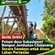 Petani desa Sukaslamet Bangun Jembatan Cilalanang Secara Swadaya untuk Akses Lahan Pertanian