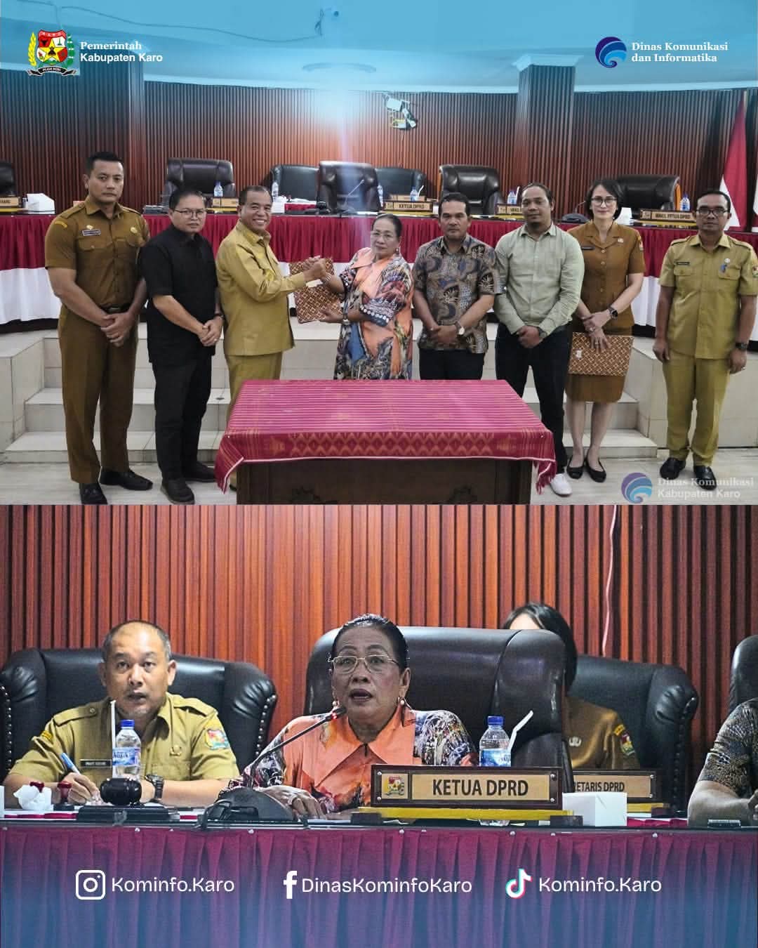 Bupati Karo Sampaikan Perubahan KUA-PPAS 2026 Dalam Rapat Paripurna DPRD Kabupaten Karo