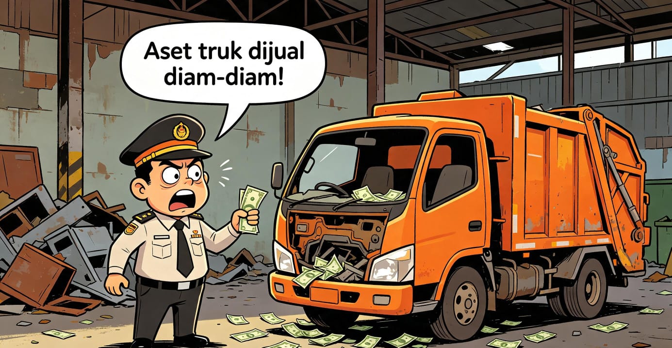 Masyarakat Berjuang Program Pilah Sampah, Oknum ASN Jakarta Barat Justru Panen Keuntungan Jual Aset Truk Sampah DKI