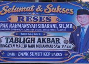 Reses Rahmansyah Sibarani Dirangkai Maulid Nabi di Lapangan Merdeka Barus