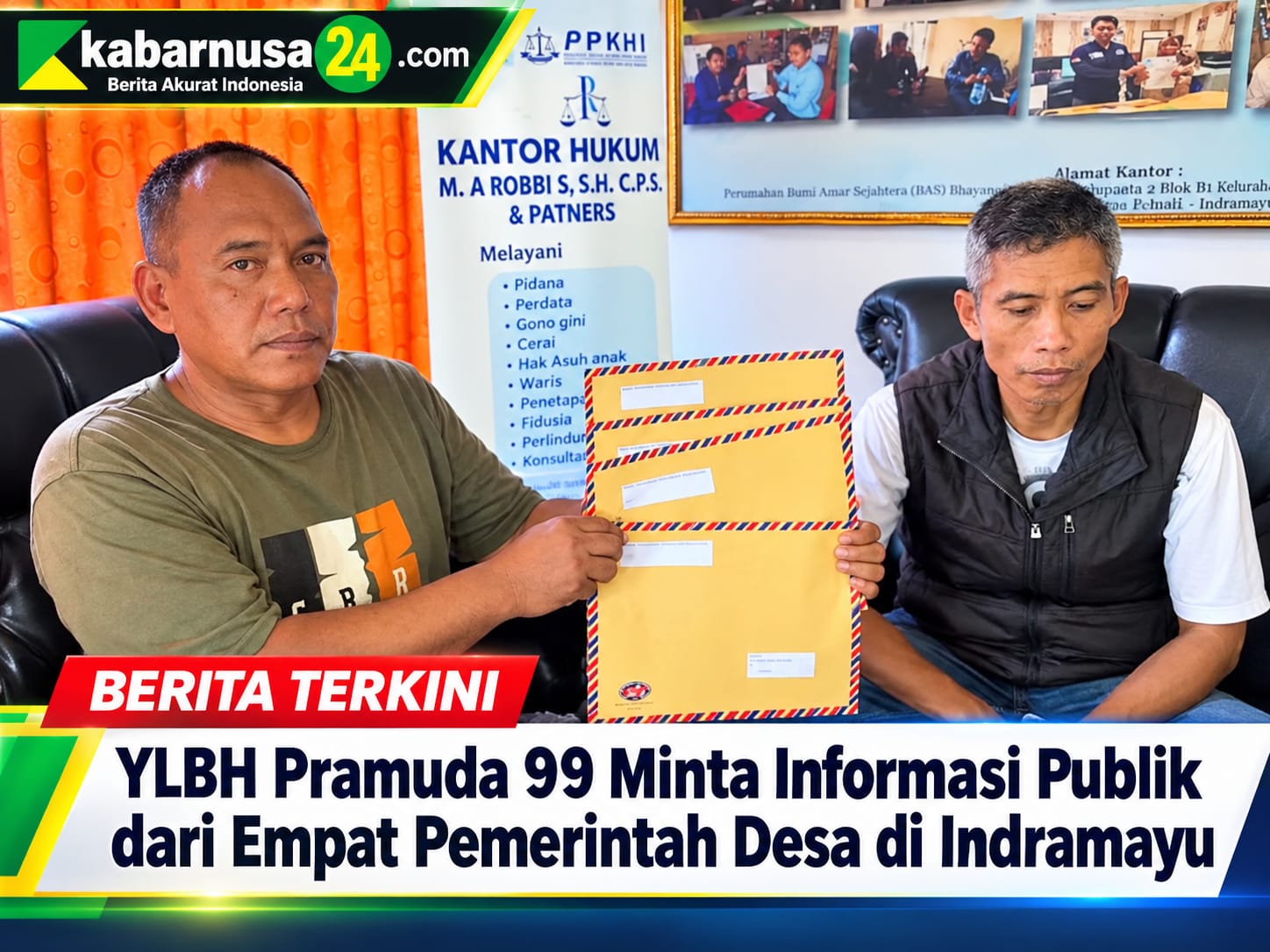 YLBH Pramuda 99 Minta Informasi Publik dari Empat Pemerintah Desa di Indramayu