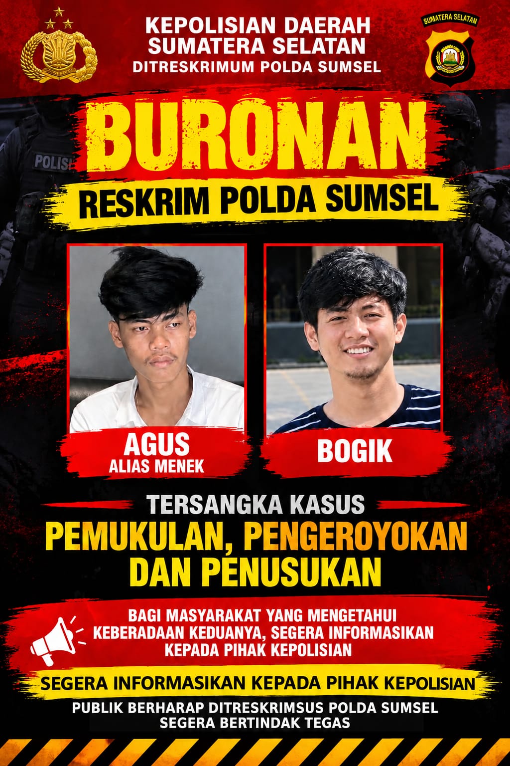 Kasus Dugaan Pengeroyokan di Sukarame: Satu Tersangka Sudah Dihukum, Dua DPO Dinanti Tindak Lanjutnya