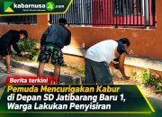 Pemuda Mencurigakan Kabur di Depan SD Jatibarang Baru 1, Warga Lakukan Penyisiran