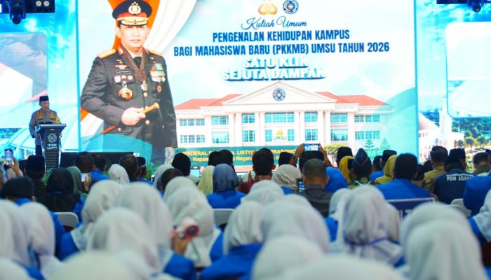 Kapolri Ajak Mahasiswa UMSU Kuasai Teknologi untuk Indonesia Emas 2045
