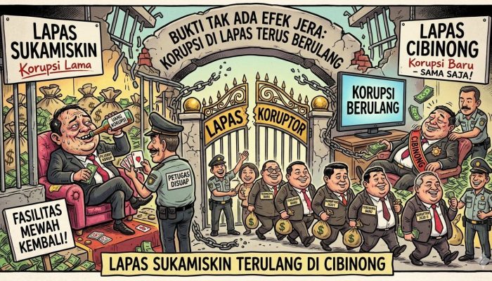 Lapas Sukamiskin Terulang di Cibinong, Bukti Tak Ada Efek Jera Korupsi di Lapas Terus Berulang