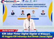 KIM Jabar Pinter Digital Digelar di Widasari, 40 Anggota KIM Indramayu Ikuti Bimtek Literasi Digital