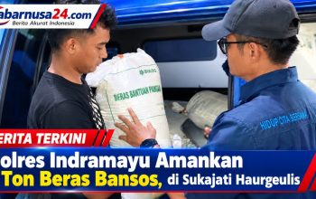 Polres Indramayu Amankan 1 Ton Beras Bansos, di Sukajati Haurgeulis Polres Indramayu Amankan 1 Ton Beras Bansos, di Sukajati Haurgeulis