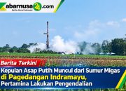 Kepulan Asap Putih Muncul dari Sumur Migas di Pagedangan Indramayu, Pertamina Lakukan Pengendalian