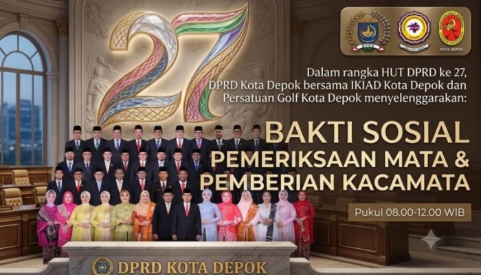 Antusiasme Warga Luar Biasa, Pemeriksaan Mata Gratis di HUT DPRD Depok ke 27 Akan Dijadikan Program Berkelanjutan