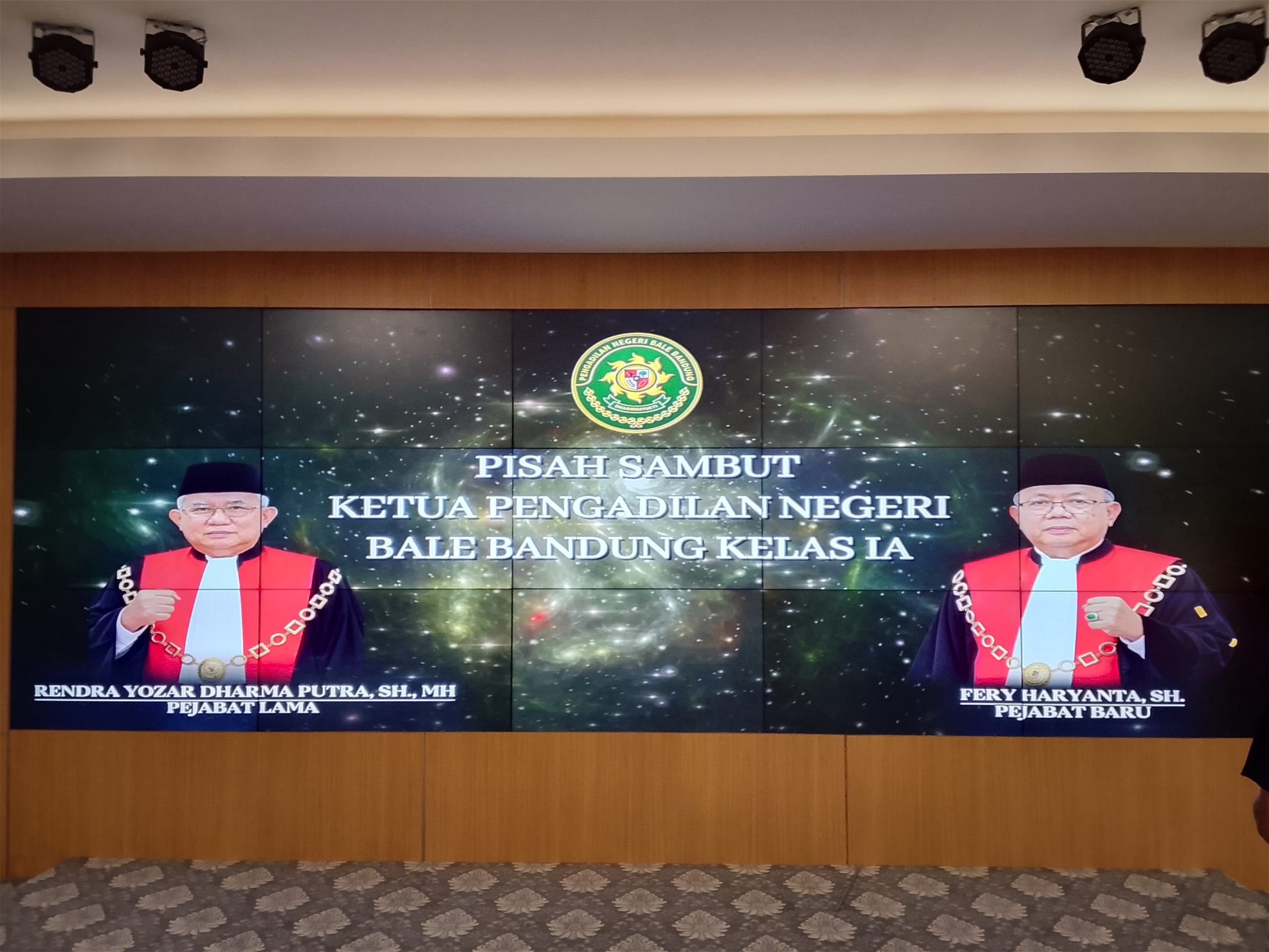 Rendra Yozar Pamit, Fery Haryanta Resmi Pimpin PN Bale Bandung Kelas IA Rendra Yozar Pamit, Fery Haryanta Resmi Pimpin PN Bale Bandung Kelas IA