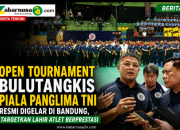 Open Tournament Bulutangkis Piala Panglima TNI Resmi Digelar di Bandung, Targetkan Lahir Atlet Berprestasi