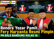 Rendra Yozar Pamit, Fery Haryanta Resmi Pimpin PN Bale Bandung Kelas IA