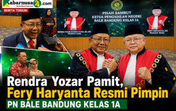 Rendra Yozar Pamit, Fery Haryanta Resmi Pimpin PN Bale Bandung Kelas IA