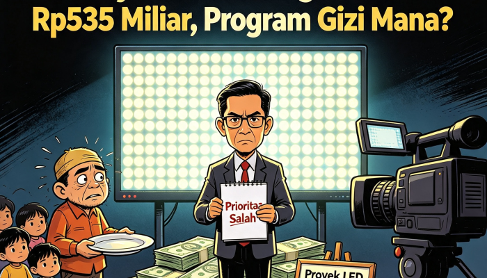 Delapan Perusahaan Bagikan Proyek LED Rp535 Miliar, Pengamat : BGN Sibuk Belanja Barang Mewah, Program Gizi Mana?