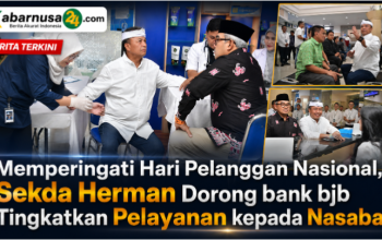 Memperingati Hari Pelanggan Nasional, Sekda Herman Dorong bank bjb Tingkatkan Pelayanan kepada Nasabah