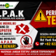 A.P.A.K Tegaskan Hanya Punya 9 Anggota, Tak Buka Cabang di Jawa Barat Warga diminta waspada terhadap pihak yang mengaku sebagai anggota A.P.A.K. Setiap anggota wajib menunjukkan KTA dan surat tugas khusus saat menjalankan tugas.