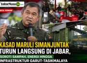 Kasad Maruli Simanjuntak Turun Langsung di Jabar, Soroti Sampah, Energi hingga Infrastruktur Garut-Tasikmalaya