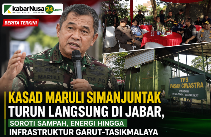 Kasad Maruli Simanjuntak Turun Langsung di Jabar, Soroti Sampah, Energi hingga Infrastruktur Garut-Tasikmalaya