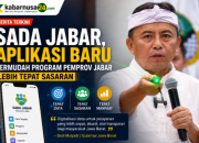 SADA JABAR, Aplikasi Baru Permudah Program Pemprov Jabar Lebih Tepat Sasaran