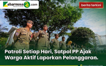 Patroli Setiap Hari, Satpol PP Ajak Warga Aktif Laporkan Pelanggaran