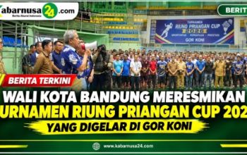 Wali Kota Bandung Meresmikan Turnamen Riung Priangan Cup 2026 yang digelar di GOR KONI Wali Kota Bandung Meresmikan Turnamen Riung Priangan Cup 2026 yang digelar di GOR KONI