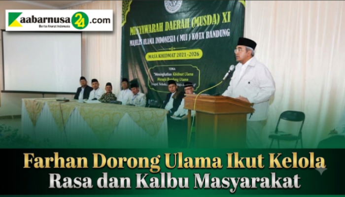 Farhan Dorong Ulama Ikut Kelola Rasa dan Kalbu Masyarakat