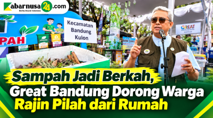 Sampah Jadi Berkah, Great Bandung Dorong Warga Rajin Pilah dari Rumah